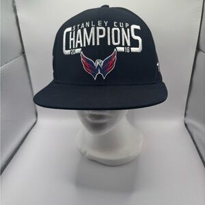 Washington Capitals Stanley Cup Champions 2018 Fanatics SnapBack Hat.